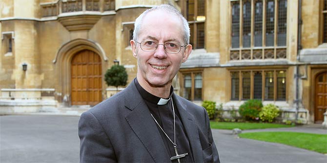 The Michael Ramsey prize – to be presented by Archbishop Justin Welby at Greenbelt 2016