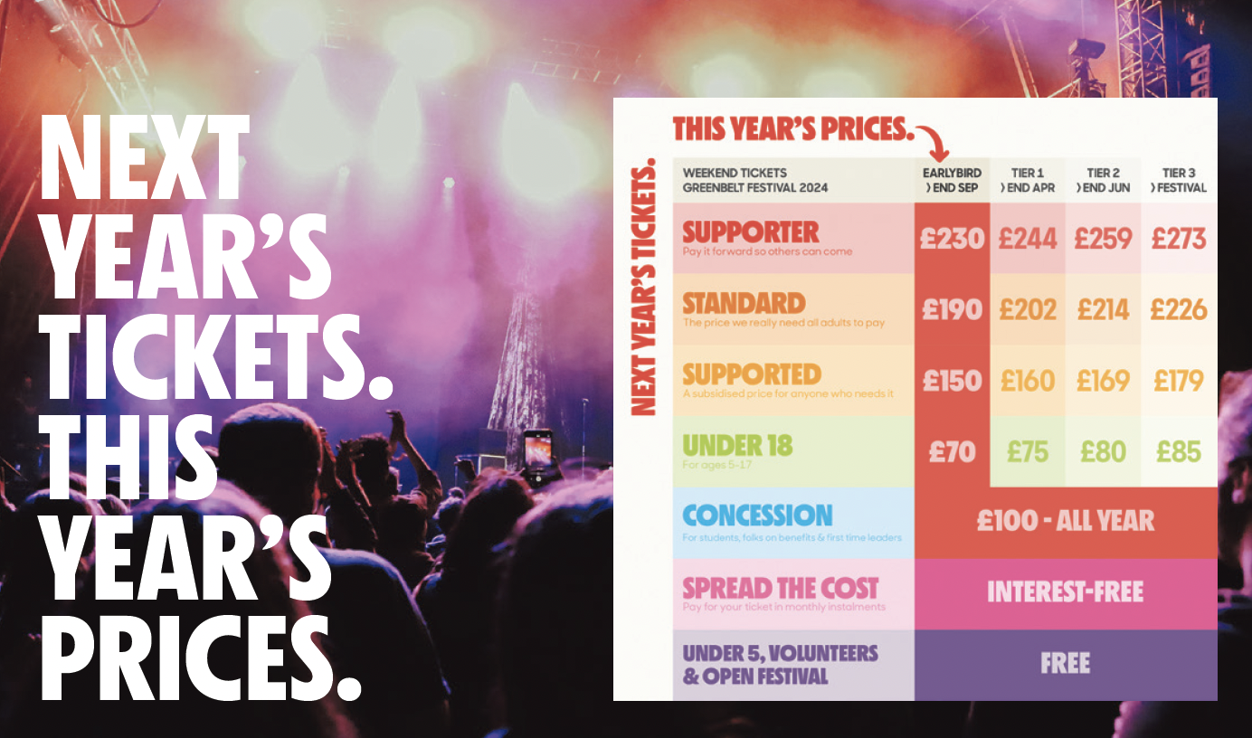 Next Year’s Tickets. This Year’s Prices.